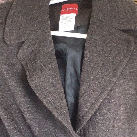 Olsen grey /brown blazer - Picture 11 of 14
